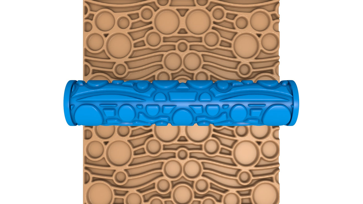 Textured roller ROD025: Art, Baking, Craft