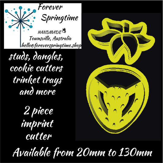 STRAWBERRY Imprint Cutter: Art, Baking, Craft