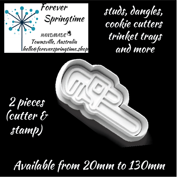 Wrench tool Cutter and Embosser Stamp: Art, Baking, Craft