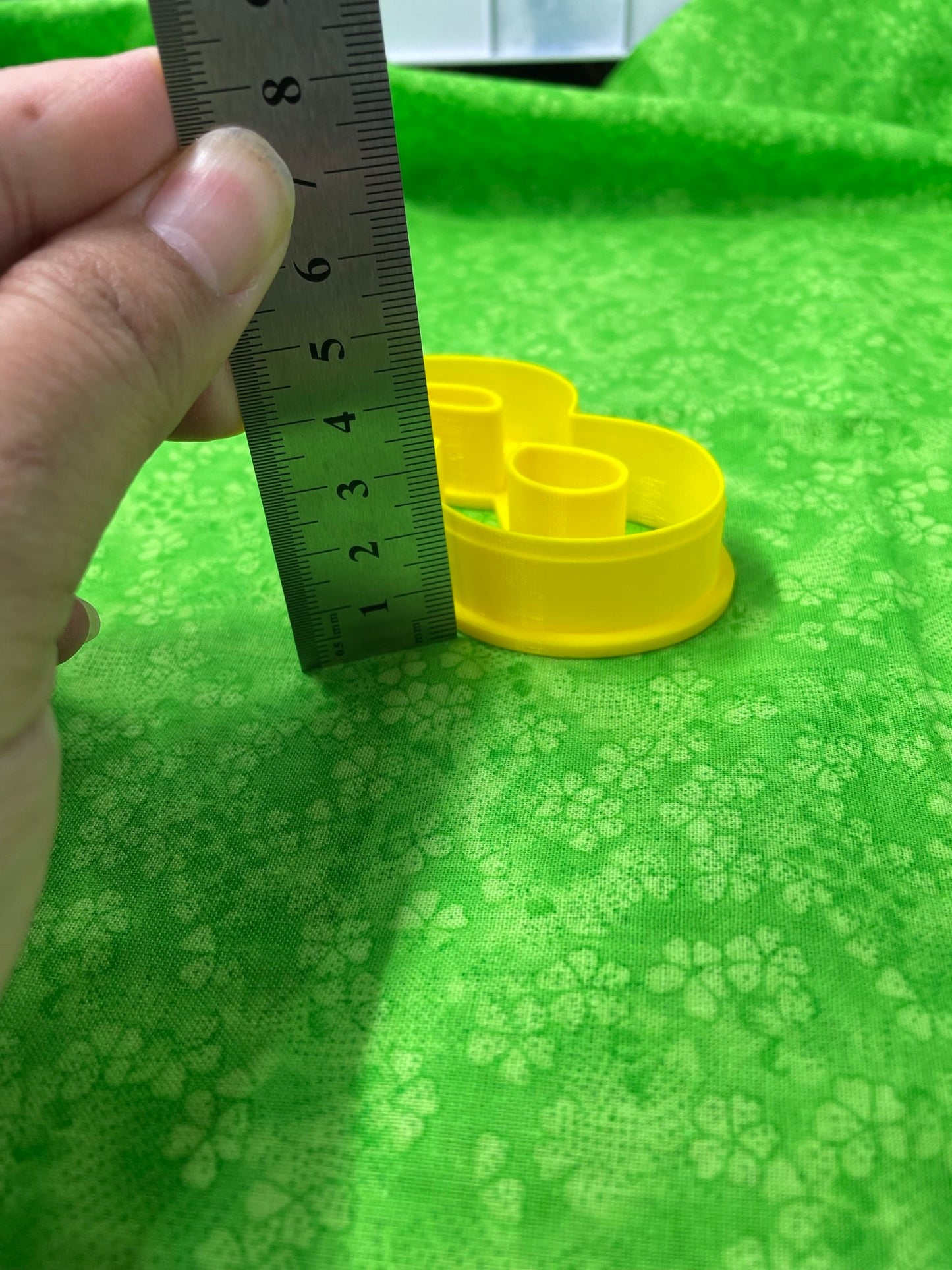 NUMBERS 0 1 2 3 4 5 6 7 8 9 Font D Cookie Cutter for Fondant / Polymer Clay / Clay / Plasticine