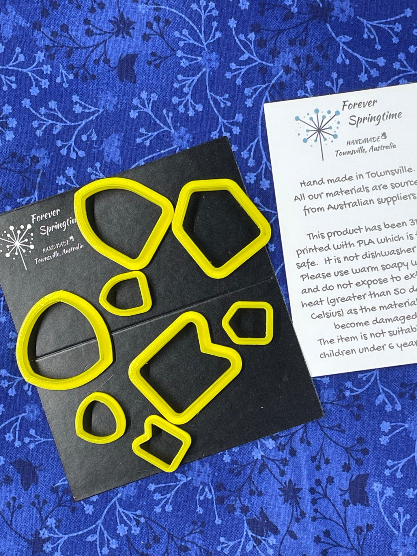 SHAPES B Cutters (8 cutters): Art, Baking, Craft