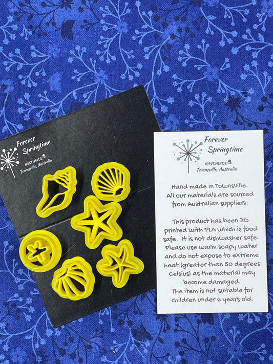 Under the sea STUD PACK Cutters (6 cutters): Art, Baking, Craft
