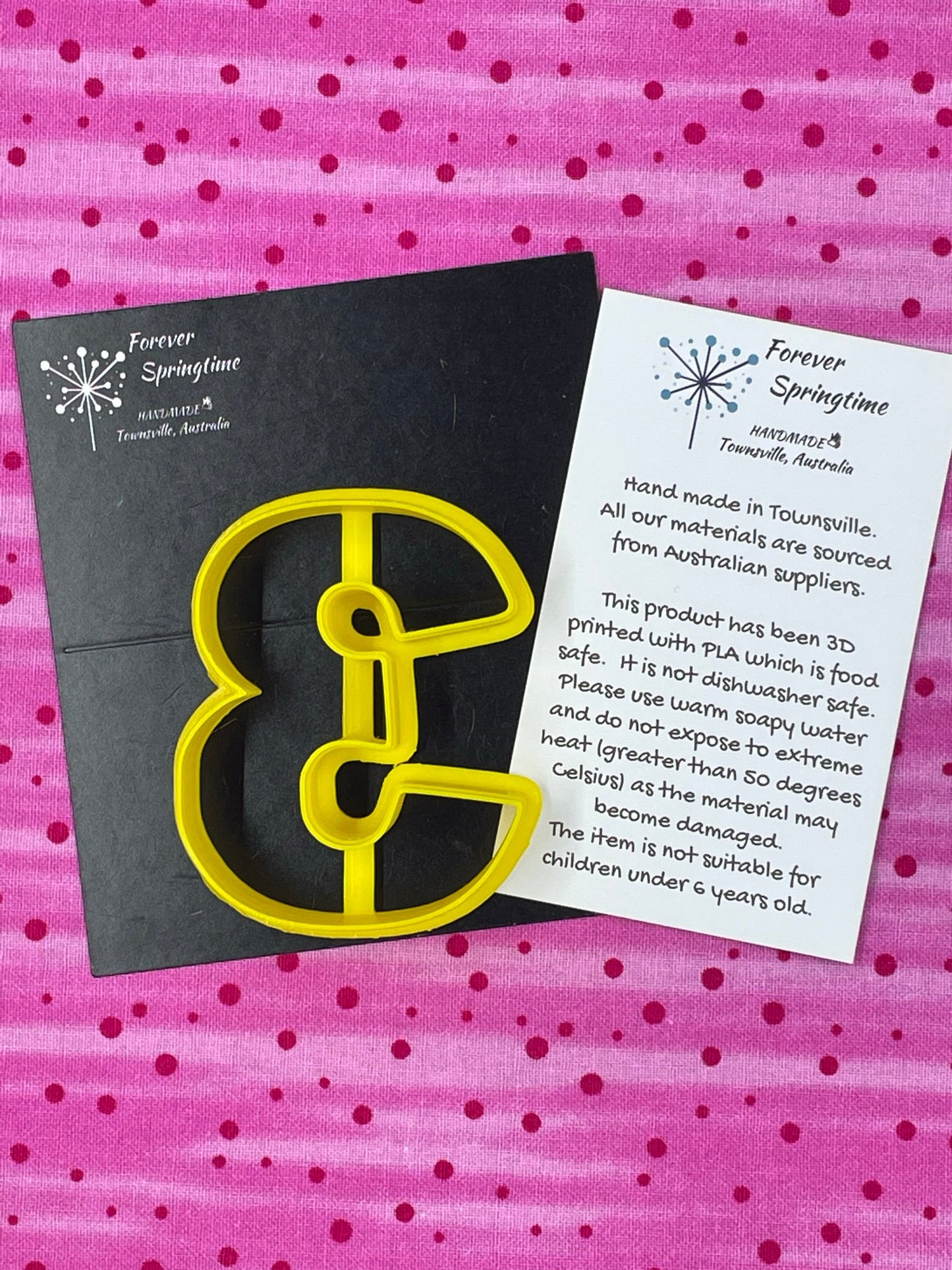 NUMBERS 0 1 2 3 4 5 6 7 8 9 Font C Cookie Cutter for Fondant / Polymer Clay / Clay / Plasticine