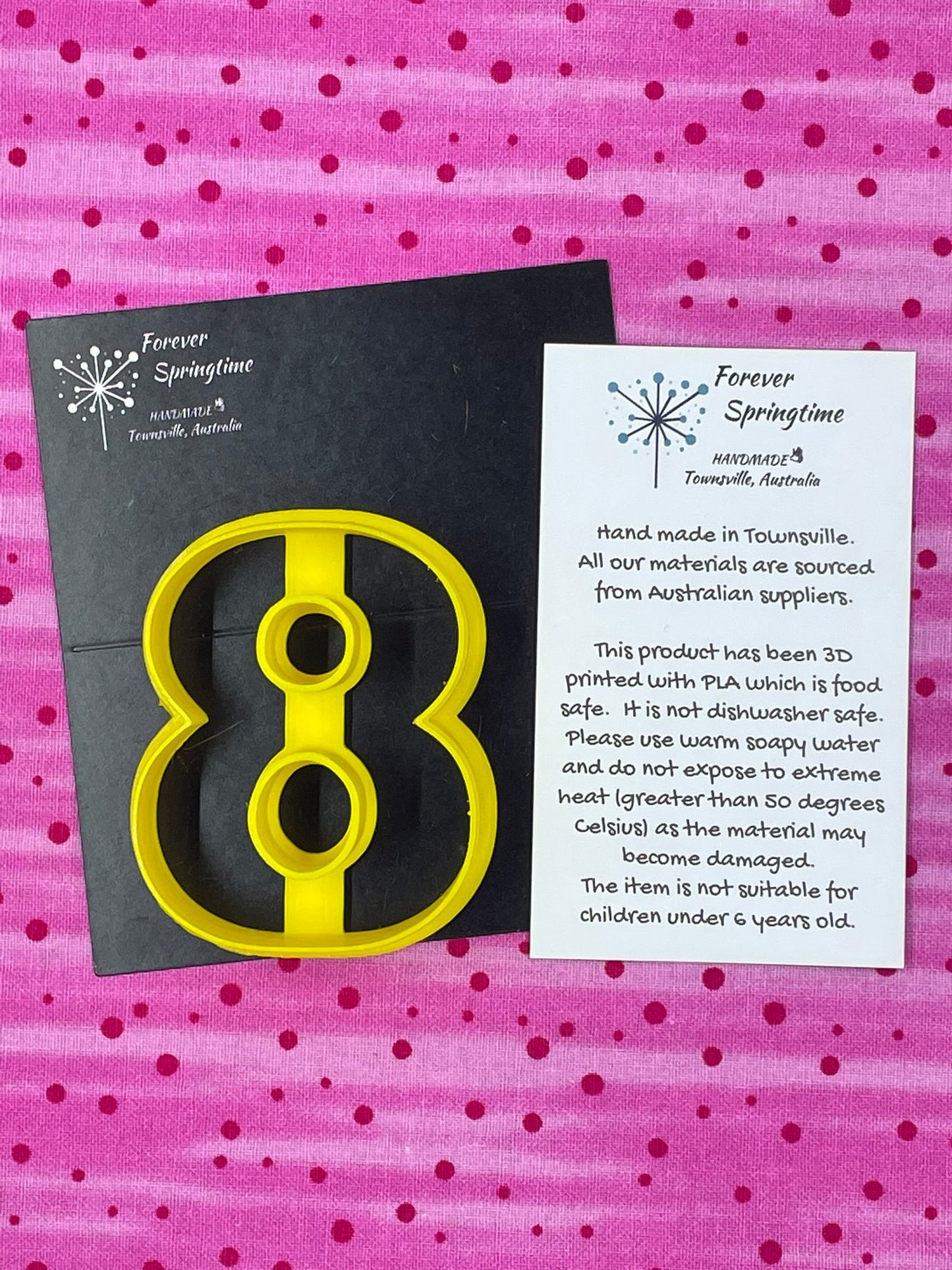 NUMBERS 0 1 2 3 4 5 6 7 8 9 Font C Cookie Cutter for Fondant / Polymer Clay / Clay / Plasticine
