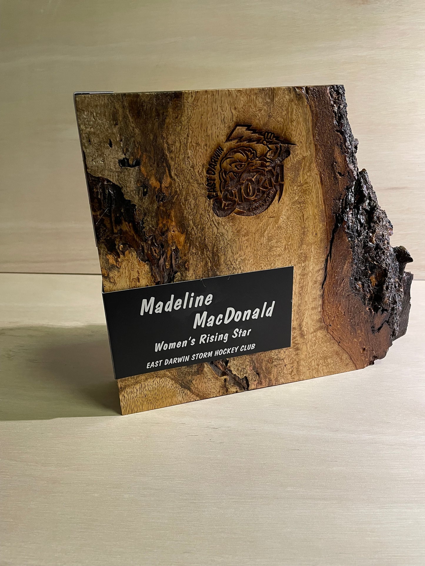 Custom Trophies - Timber and metal combination