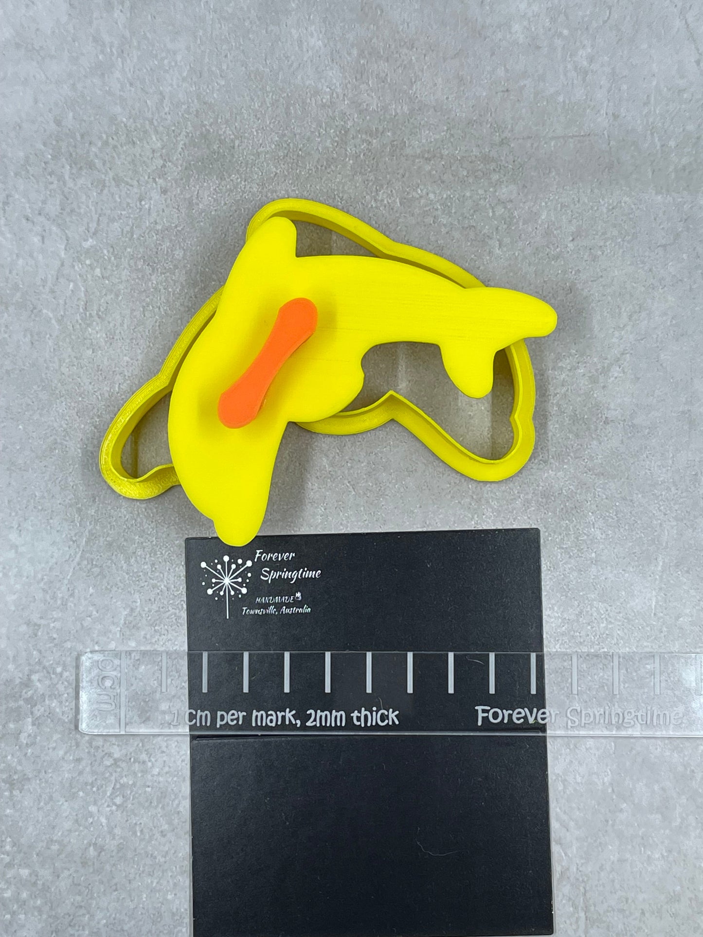 Ocean DOLPHIN Cookie Cutter and Embosser Stamp for Fondant / Polymer Clay / Clay / Plasticine