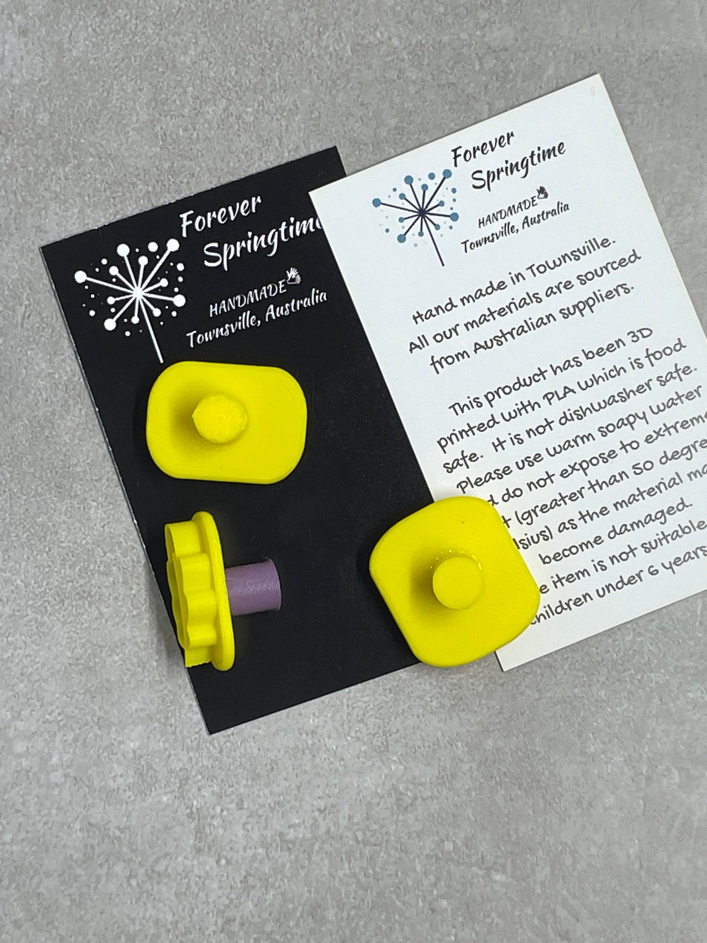 Flowers LEAVES 'B' Embossed - 3 Stamps for Fondant / Polymer Clay / Clay / Plasticine