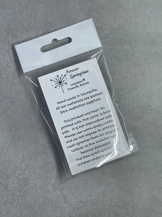 Flowers FLOWERS 'B' Embossed - 2 Stamps for Fondant / Polymer Clay / Clay / Plasticine