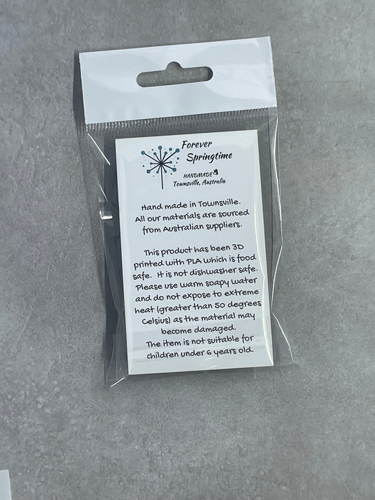 Flowers BUTTERFLY (small) and PLANT Embossed - 2 Stamps for Fondant / Polymer Clay / Clay / Plasticine