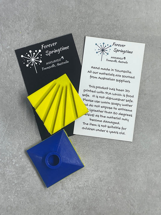 GEOMETRIC '6' Stamp for Fondant / Polymer Clay / Clay / Plasticine