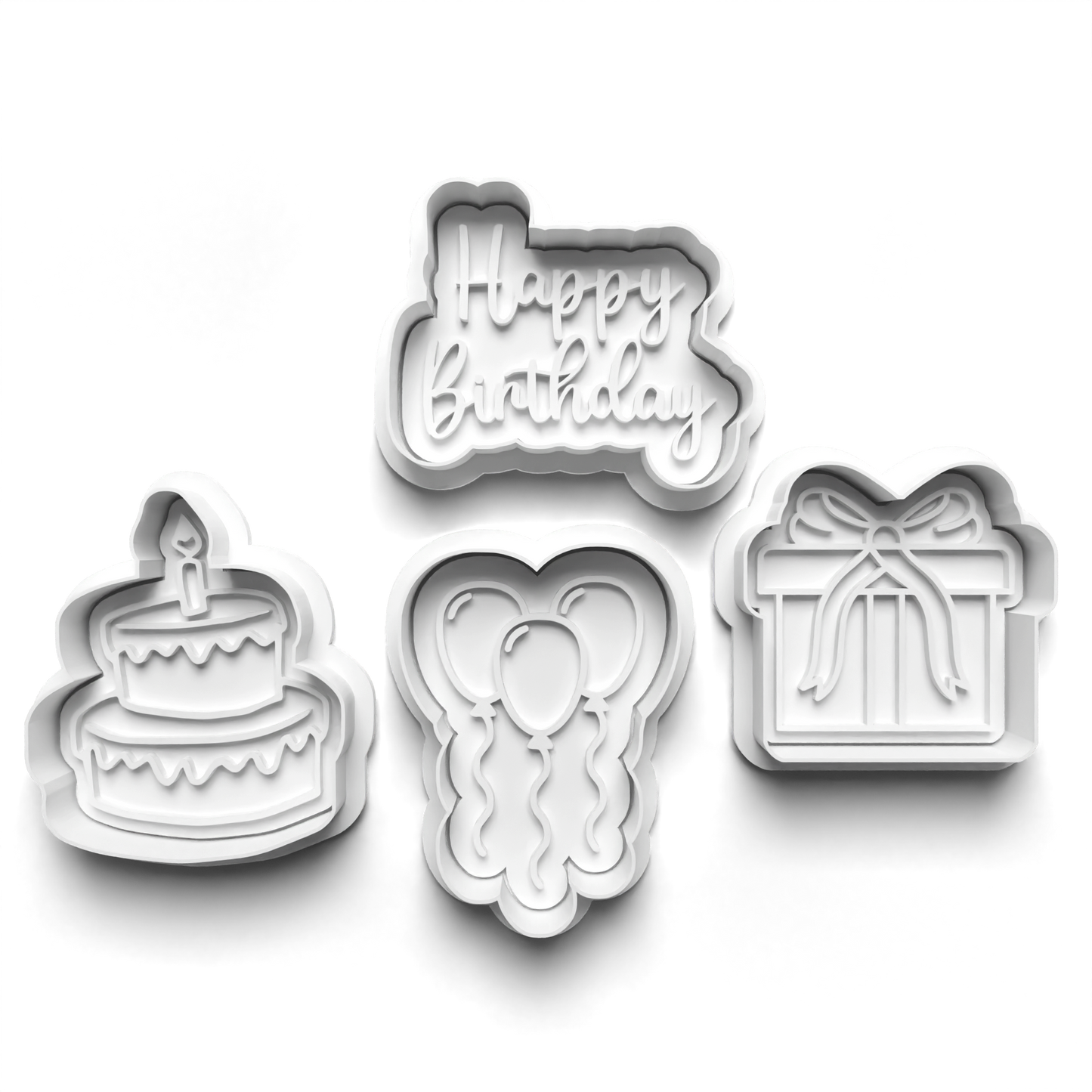 Balloon Cutter and Embosser Stamp: Art, Baking, Craft
