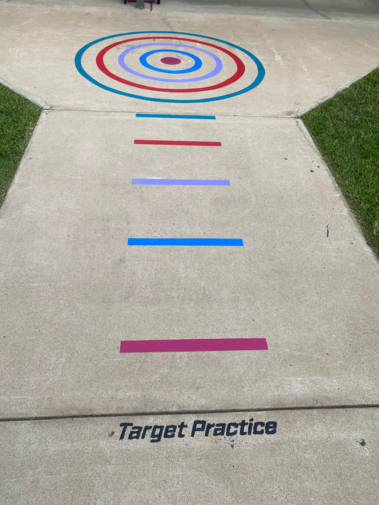 Target Practice - Outdoor paint installation