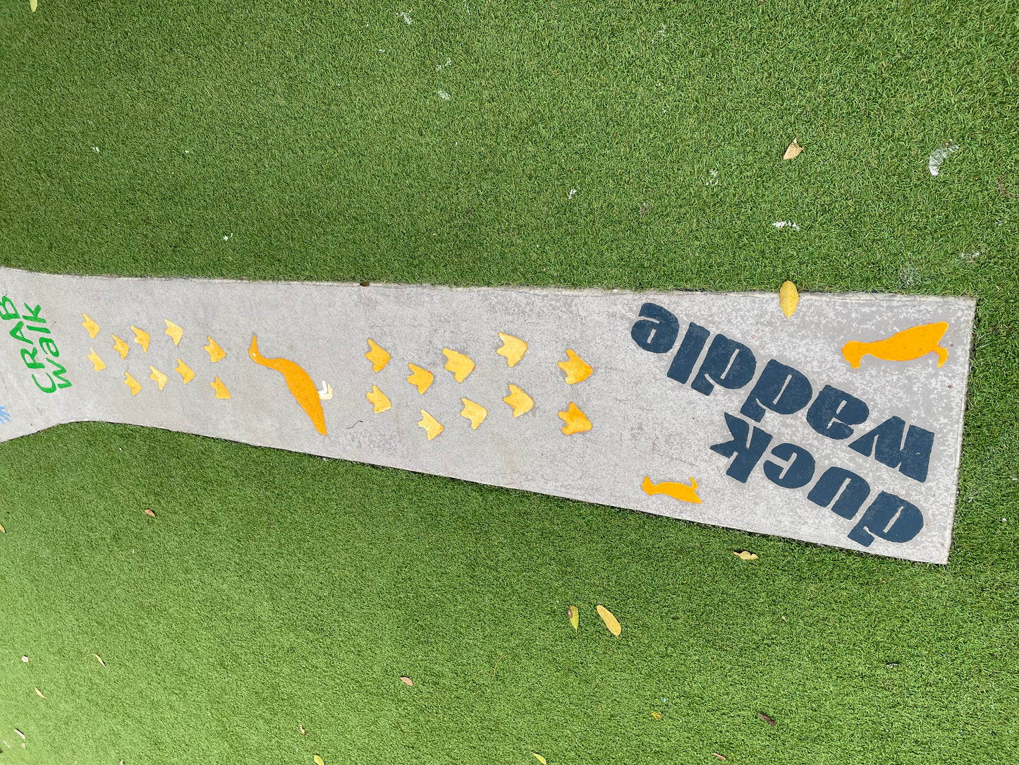 Duck Waddle - Outdoor paint installation