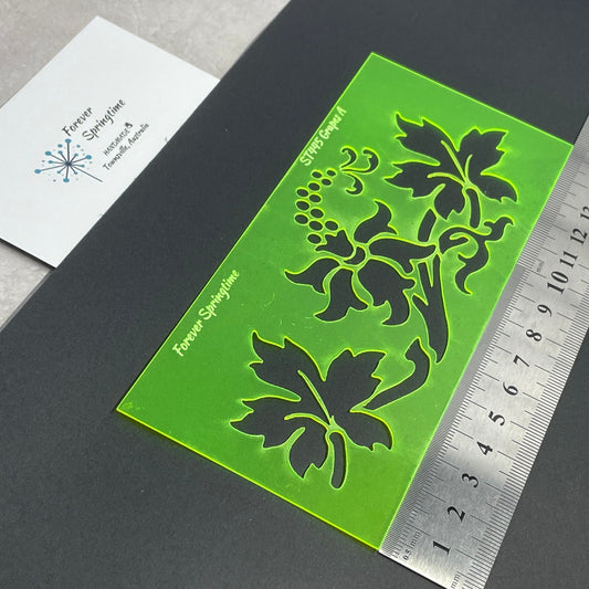 GRAPES 'A' Stencil | Australian made