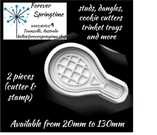 Tennis Racket Cutter and Embosser Stamp: Art, Baking, Craft