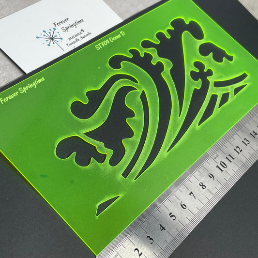 OCEAN 'C' Stencil | Australian made