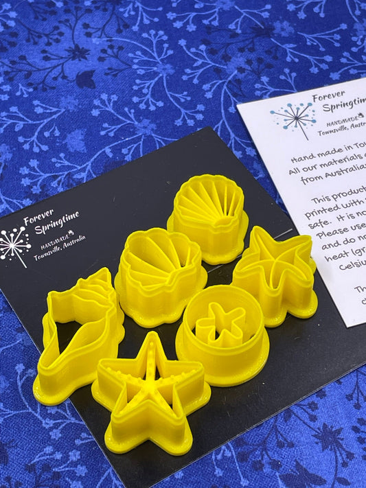Under the sea DANGLE PACK Cutters (6 cutters): Art, Baking, Craft
