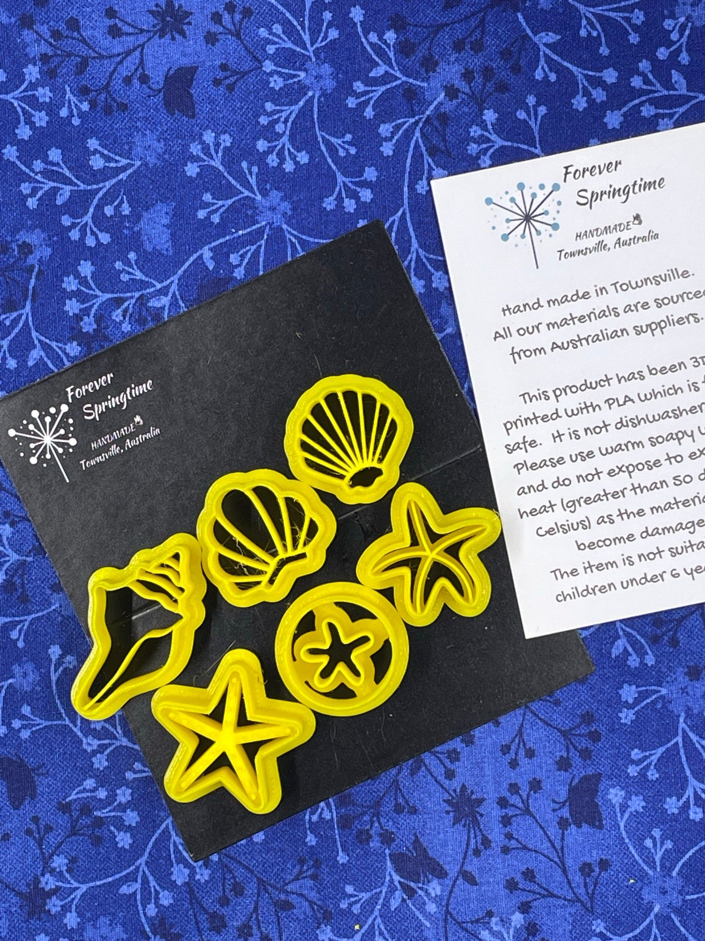 Under the sea DANGLE PACK Cutters (6 cutters): Art, Baking, Craft