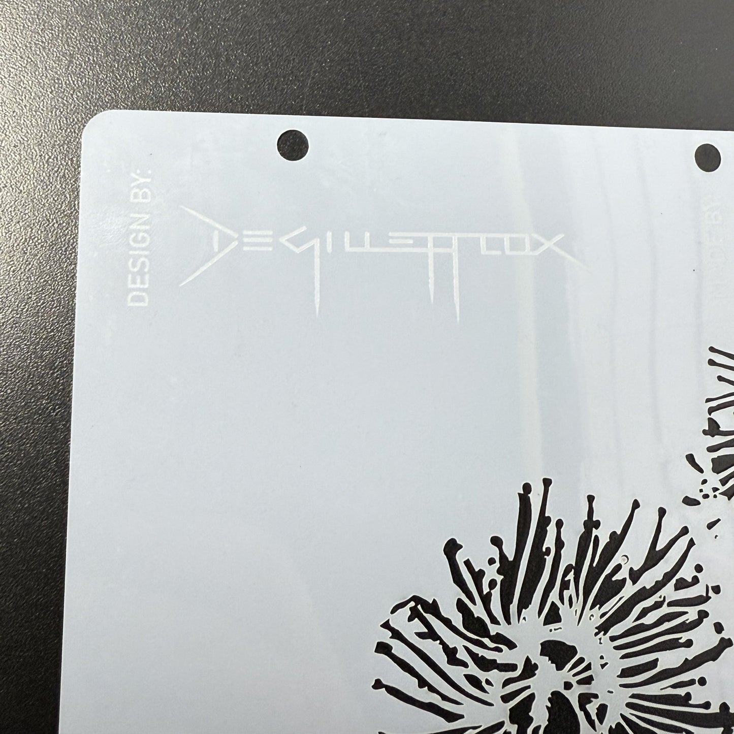 Wildflower Gum Blossom Stencil by De Gillett Cox (F-GUM-001)