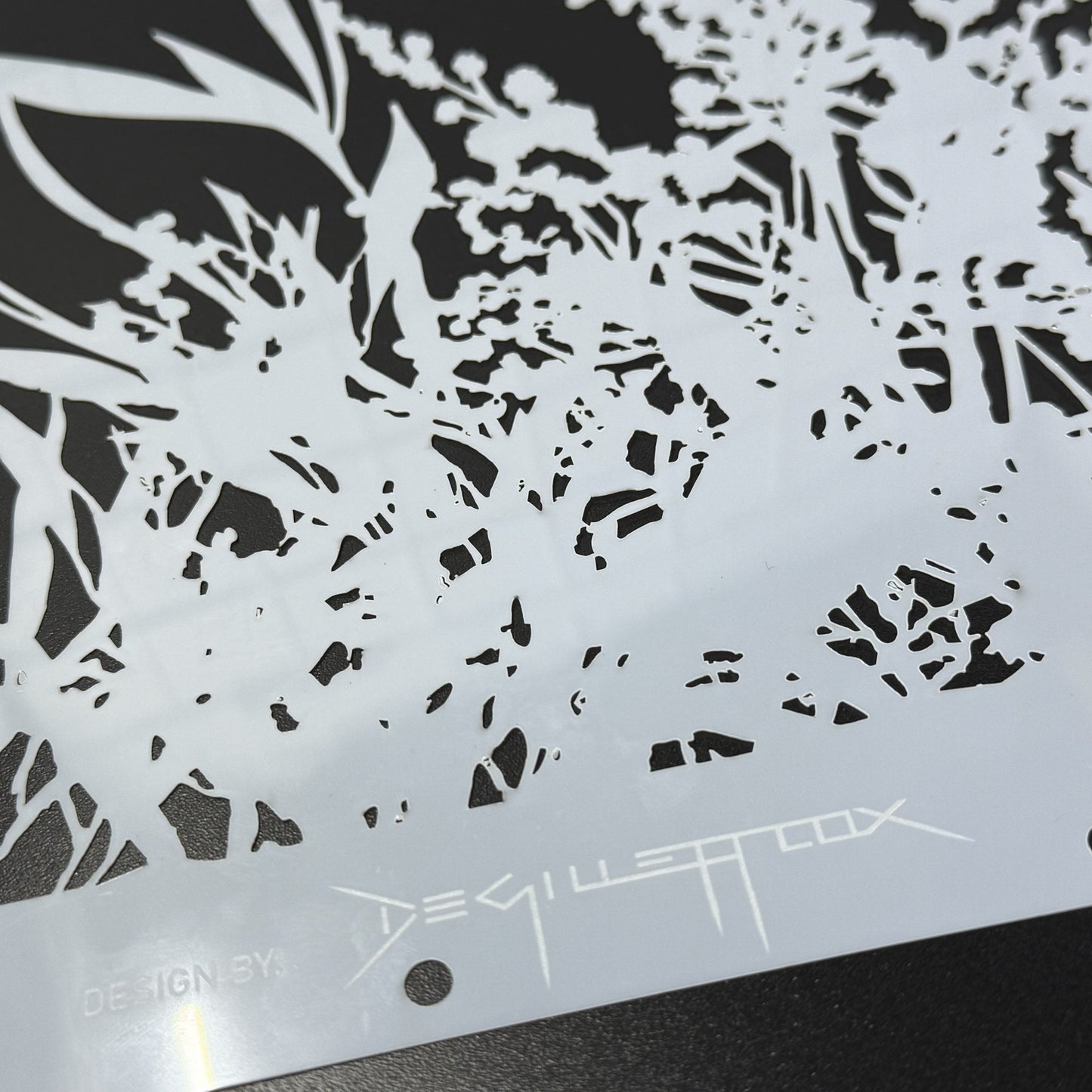 Wattle Negative Stencil by De Gillett Cox (F-WAT-001)