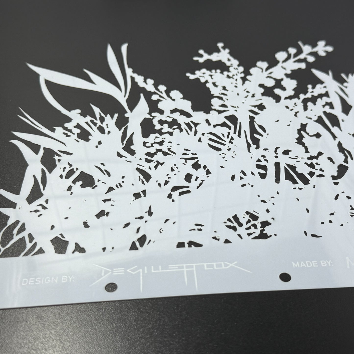 GUM BLOSSOM GLOW - 5 Stencil Set by De Gillett Cox (SET-001)