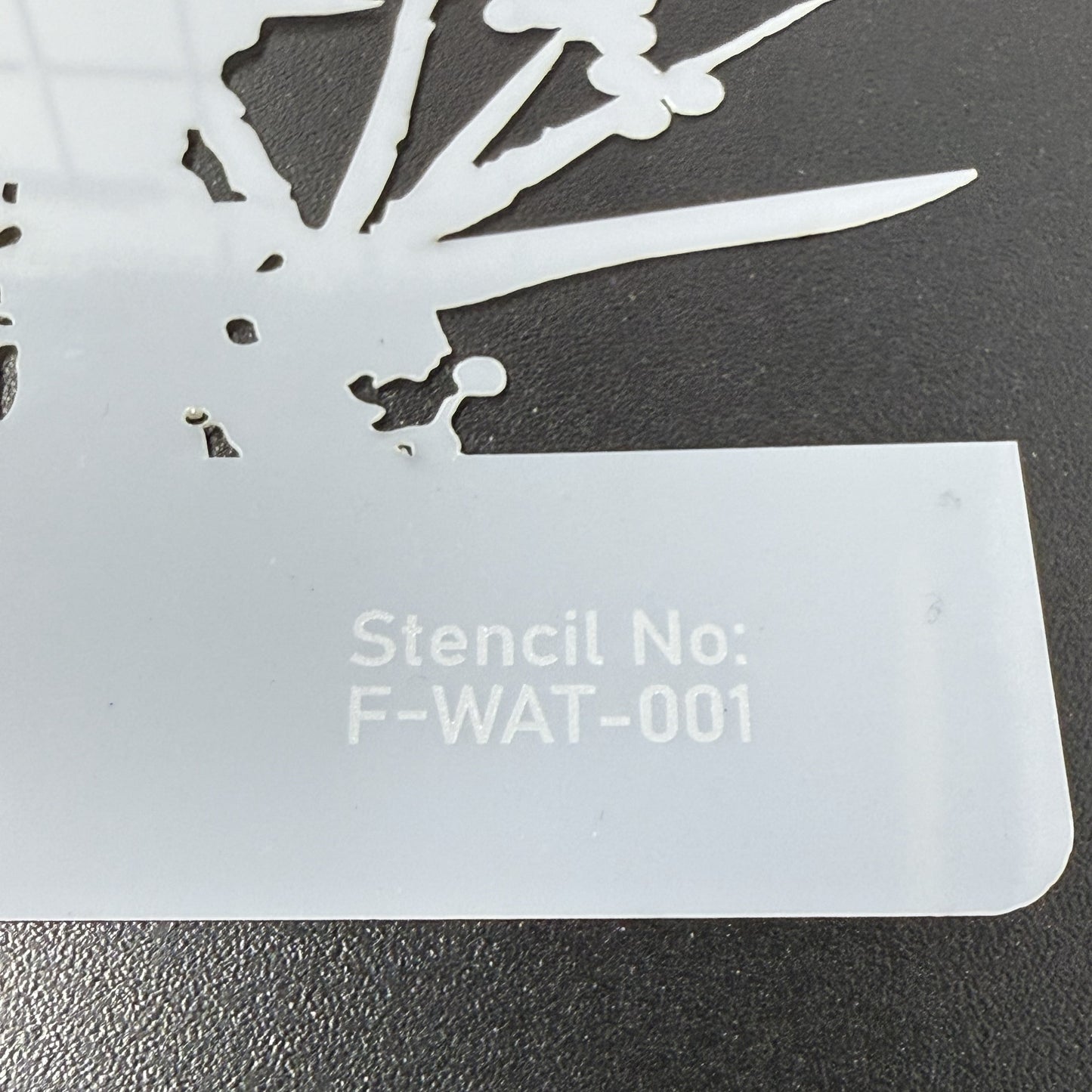 Wattle Negative Stencil by De Gillett Cox (F-WAT-001)