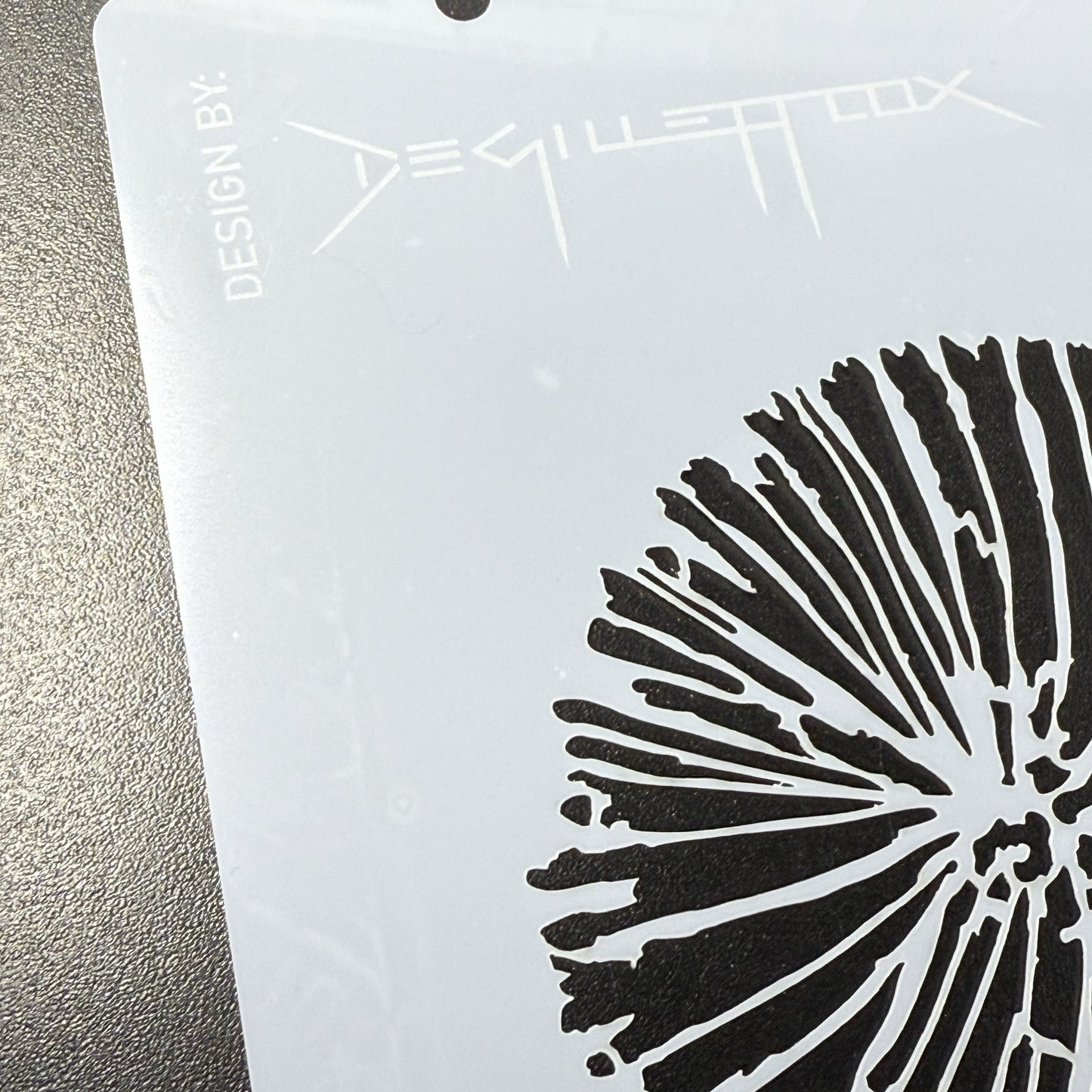 Two Banksia Flowers Stencil by De Gillett Cox (F-BAN-002)