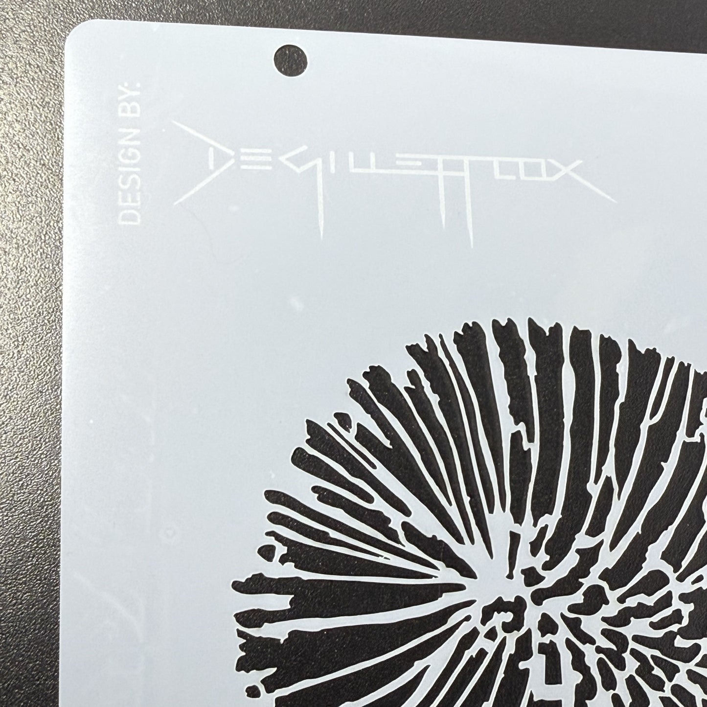 Two Banksia Flowers Stencil by De Gillett Cox (F-BAN-002)