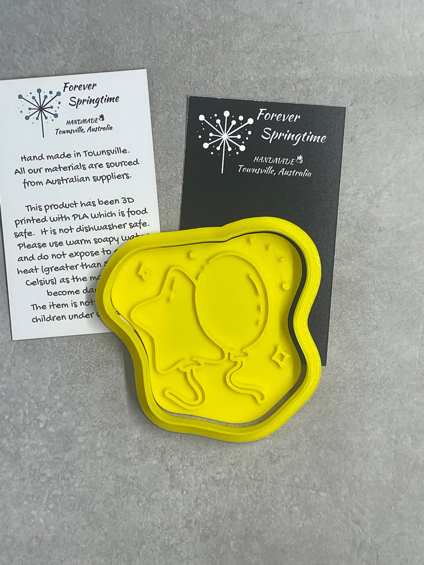 BALLOONS Cutter and Embosser Stamp: Art, Baking, Craft