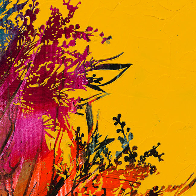 Wattle Negative Stencil by De Gillett Cox (F-WAT-001)