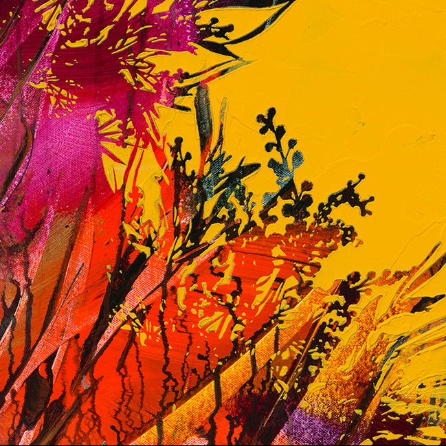 GUM BLOSSOM GLOW - 5 Stencil Set by De Gillett Cox (SET-001)